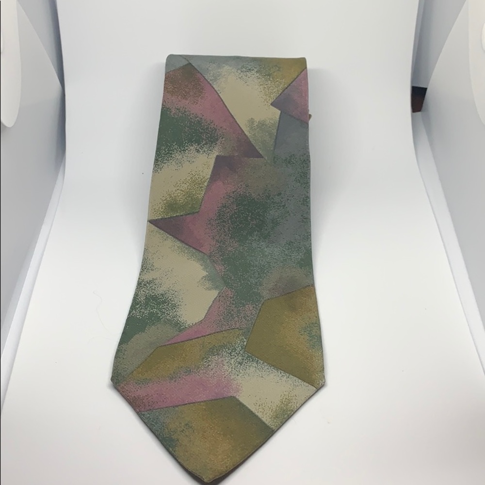Vtg mens Bill Blass geometric necktie